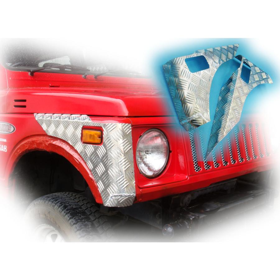 JA11用フロントコーナーガードType3 SJ30 JA71 JA11 クロカン