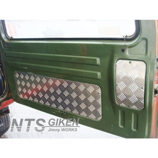 ジムニー【バン】用アルミ縞板製リアゲートインナーパネル◇適用車種