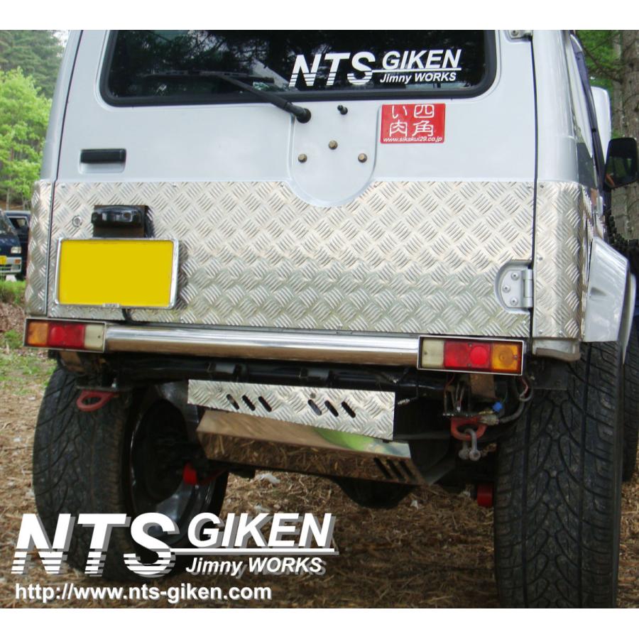 ja11ジムニー フロント、リア縞板セット 楽天市場】ジムニー【幌車】用アルミ縞板製リアインナーパネル