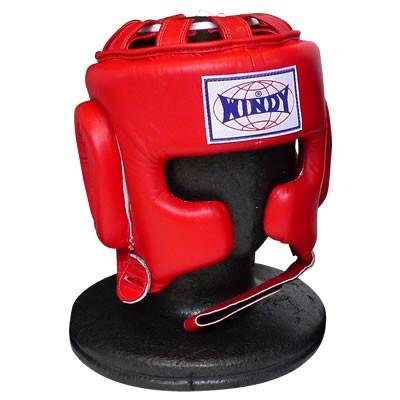 WINDY ウィンディ ヘッドガード アゴなしタイプ HP-10 Lサイズ 赤