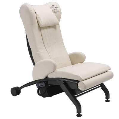 体感音響装置内蔵パーソナルシアターチェア ムーブルサウンドキュア レザーホワイト LB-812 001474(92229円)