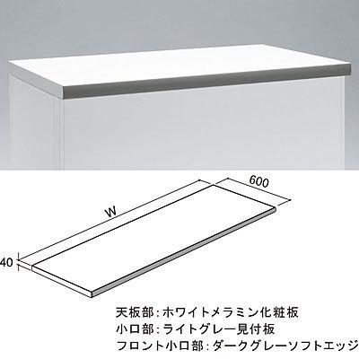 カウンター台用天板 D600ソフトエッジ付 単体用 W1225×D600×H40 CVO-CPE4S