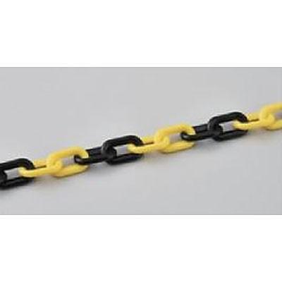 プラカラーチェイン イエロー・ブラック 線径6mmφ×30m 284015 172734
