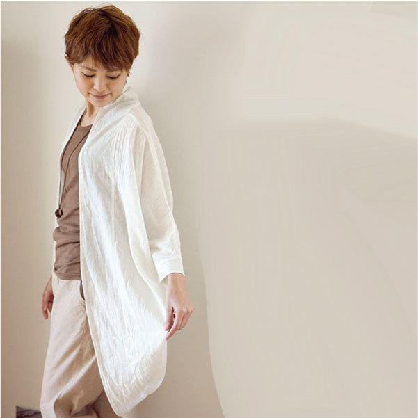 ドルマン カーディガン ゆるり ふんわり 綿100 天然素材 30代 40代 春夏 春夏カーディガン Cd0115 ナチュラルセンス ヤフー店 通販 Yahoo ショッピング