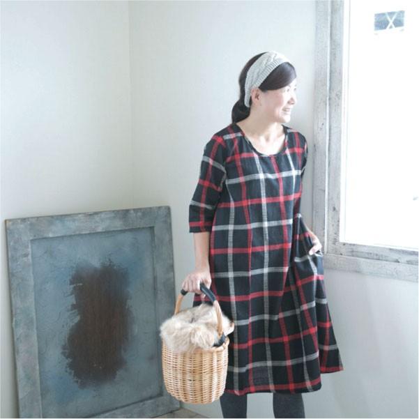 コットンチェックワンピース ワンピ チェック柄 カジュアル ナチュラル服 シンプル 重ね着 春夏 春夏ワンピース Np1313 ナチュラルセンス ヤフー店 通販 Yahoo ショッピング