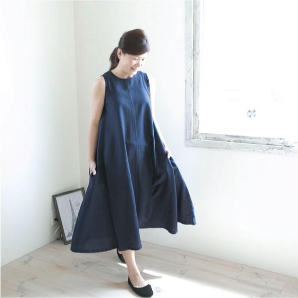 Aラインワンピース 春ワンピ 春服 ナチュラル服 リネン ベーシック 無地 Np1408 ナチュラルセンス ヤフー店 通販 Yahoo ショッピング