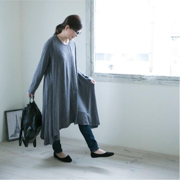 ワンピース レディース 無地 ゆったり ふんわり ナチュラル服 30代 秋冬 秋冬ワンピース Np1426 ナチュラルセンス ヤフー店 通販 Yahoo ショッピング