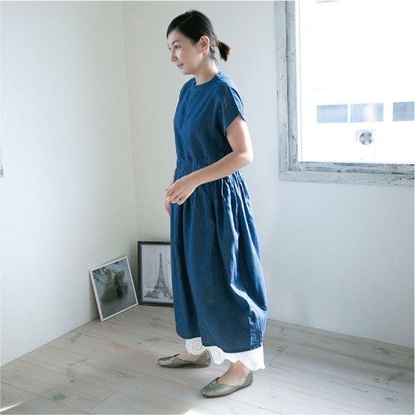 ワンピース デニム ナチュラル シンプル 体型カバー 重ね着 春 春ワンピース Np17 ナチュラルセンス ヤフー店 通販 Yahoo ショッピング