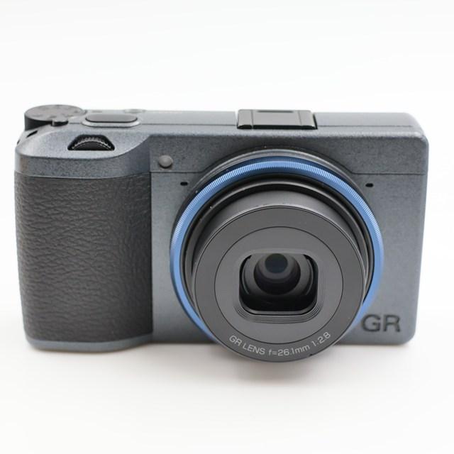シャッター数3653枚 RICOH GRIIIx Urban Edition メタリックグレー コンパクトデジタルカメラ ネイビー リコー_1