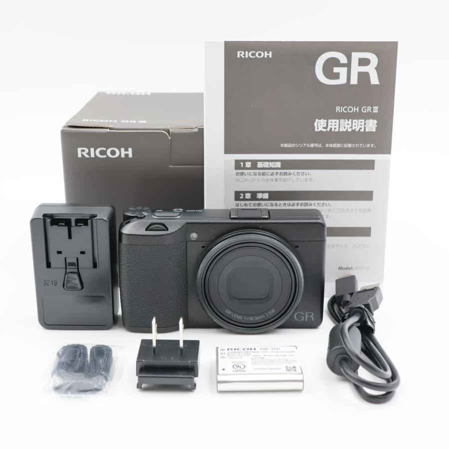 シャッター数2881枚 RICOH GR III コンパクトデジタルカメラ GR3