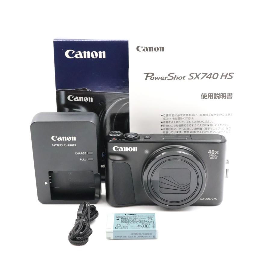 Canon PowerShot SX740 HS ブラック コンパクトデジタルカメラ 