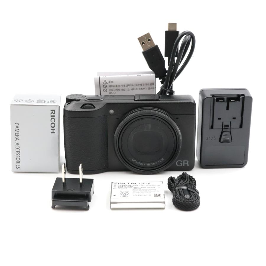 シャッター数1313枚 RICOH GR III コンパクトデジタルカメラ GR3