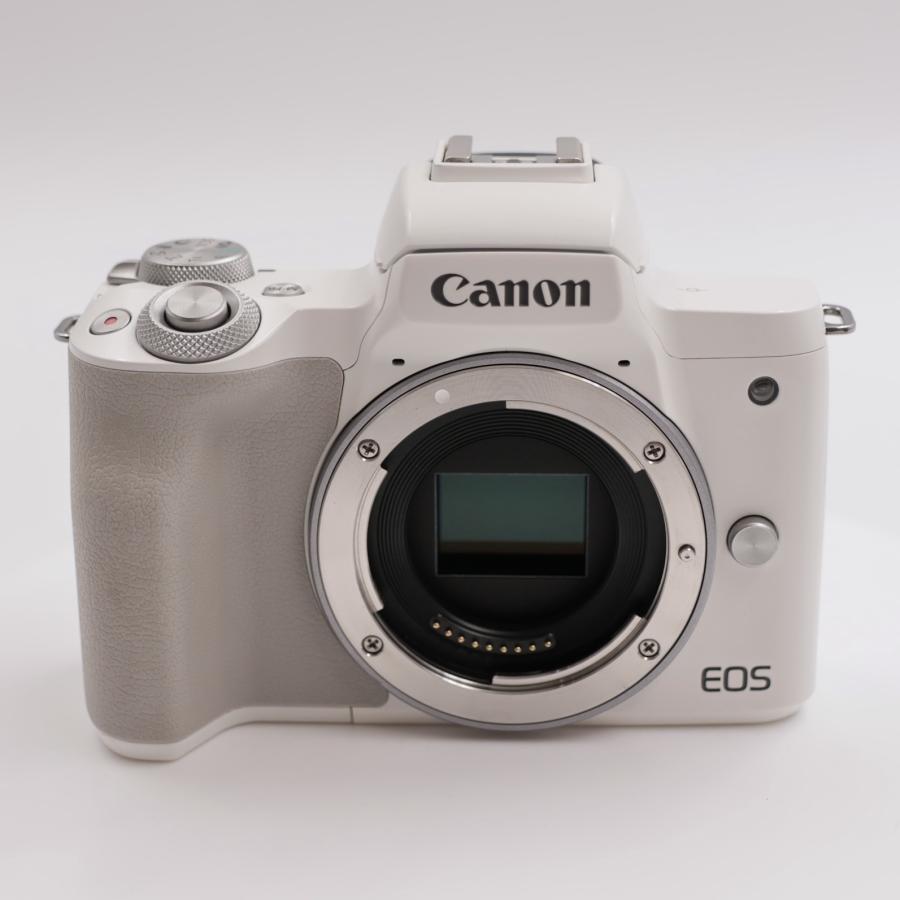 シャッター数5000枚 Canon EOS Kiss M2 ボディ ホワイト ミラーレス一眼カメラ キヤノン |  | 01