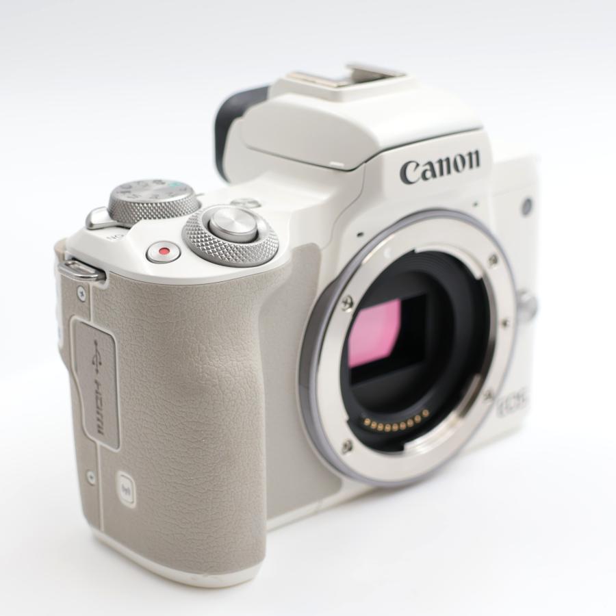シャッター数5000枚 Canon EOS Kiss M2 ボディ ホワイト ミラーレス一眼カメラ キヤノン |  | 03