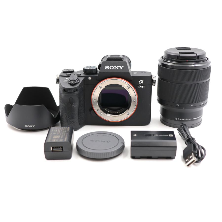 シャッター数5650枚 SONY α7III ズームレンズキット ILCE-7M3K ミラーレス一眼カメラ ソニー | 