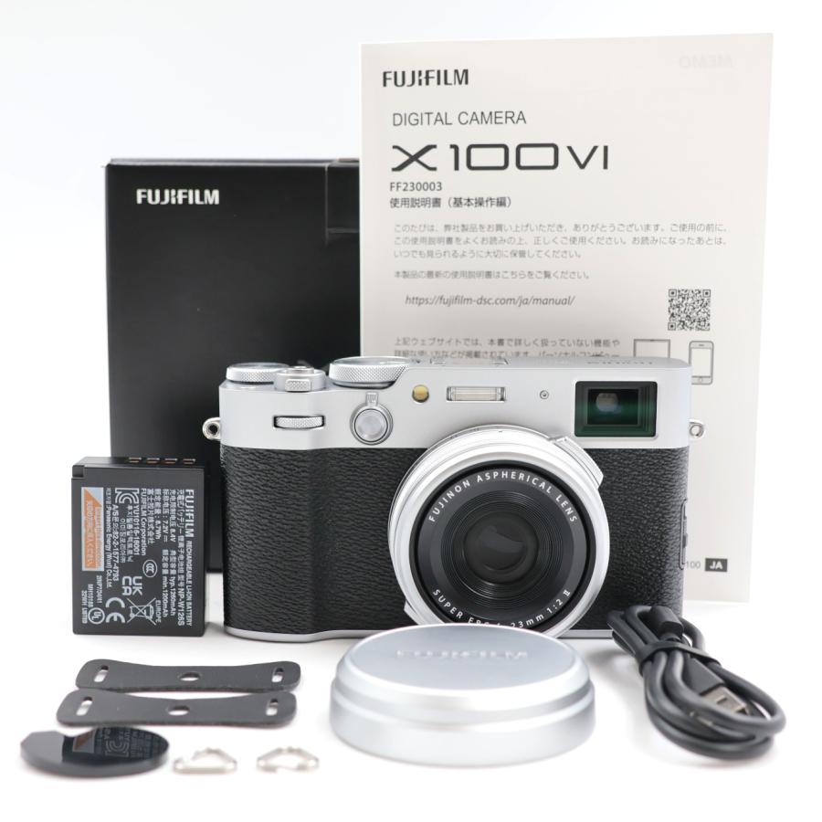 シャッター数800枚 FUJIFILM X100? シルバー デジタルカメラ X100VI 富士フィルム | 