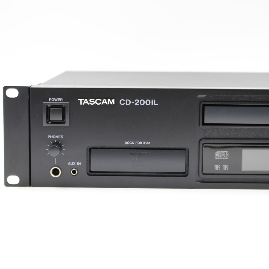 美品 TASCAM CDプレーヤー 業務用 iPodドック搭載 CD-200iL TASCAM業務用CDプレーヤーCD-200iLアウトレット品販売中！｜サウンドハウス