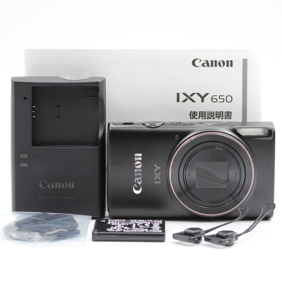 キヤノン CANON IXY 650 ブラック コンパクトデジタルカメラ  