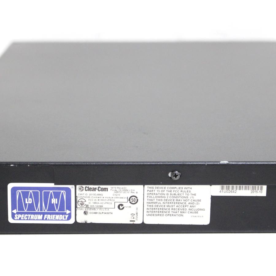 Clear-Com DX210 BS210 BP210x3 ヘッドセットx4 バッテリーx10