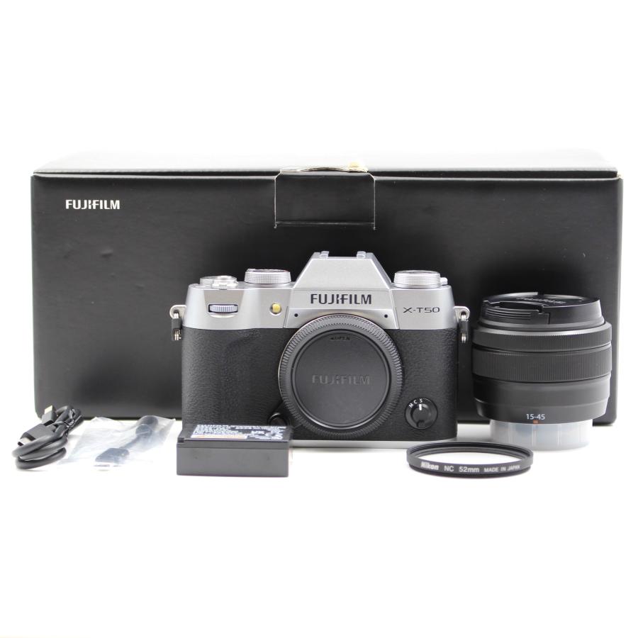 富士フイルム - ■シャッター数1321枚！新品同様■FUJIFILM X-T50 ミラーレス一眼 FUJIFILM シャッター数1321枚 X-T50 レンズキット (XC15-45