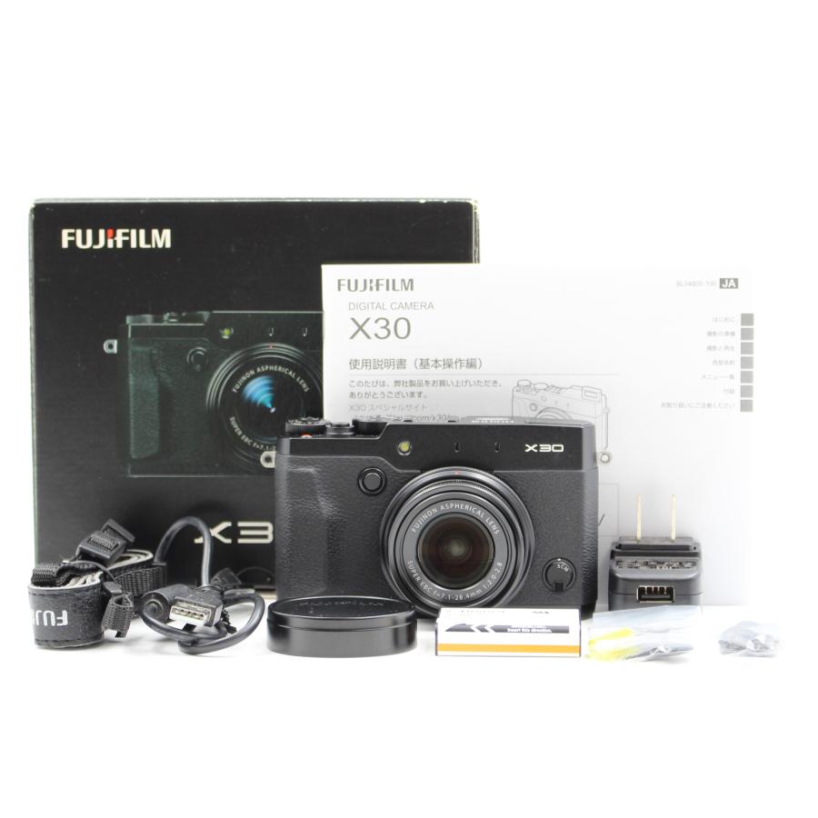 ☆*☆様 FUJIFILM X30 ブラック|名機コンデジ|動作良好|箱なし