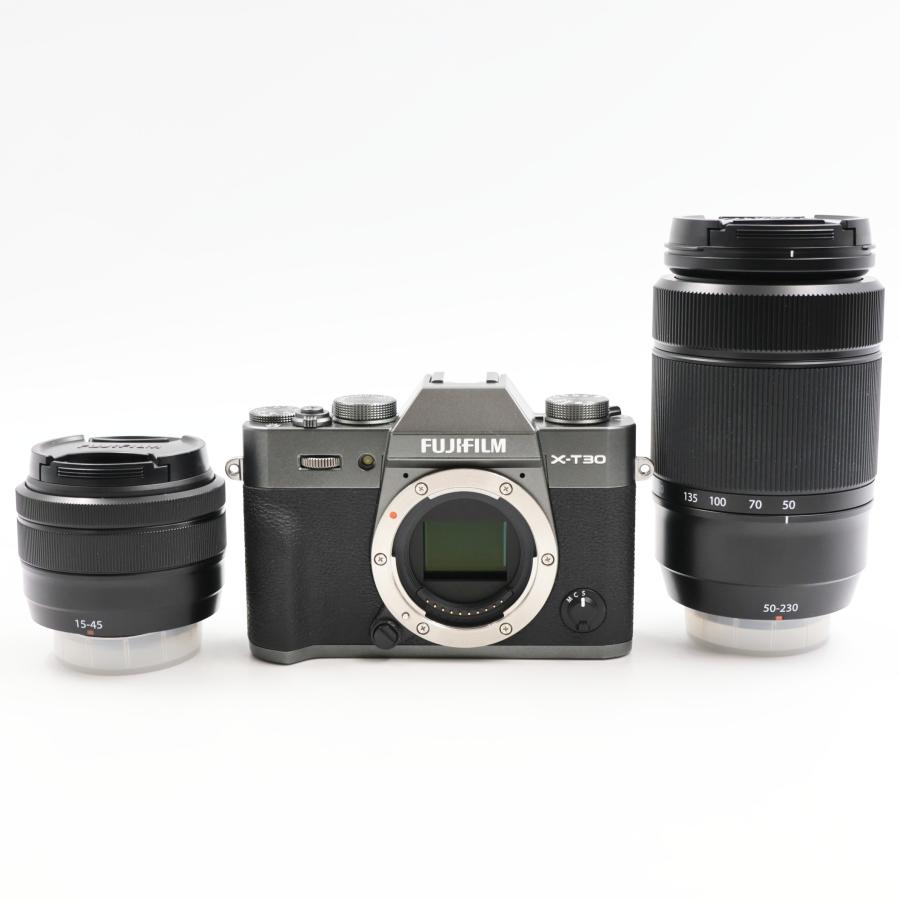 シャッター数1173枚 FUJIFILM X-T30 ダブルズームレンズキット チャコールシルバー ミラーレス一眼カメラ |  | 01