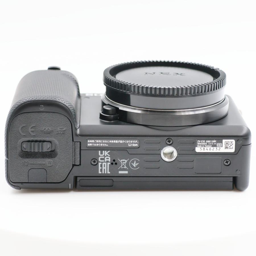 シャッター数5805枚 SONY VLOGCAM ZV-E10 ボディ ミラーレス一眼カメラ ブラック ソニー |  | 06