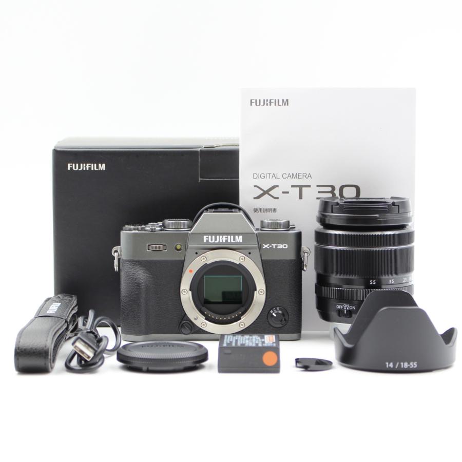 FUJIFILM X-T30 レンズキット チャコールシルバー ミラーレス