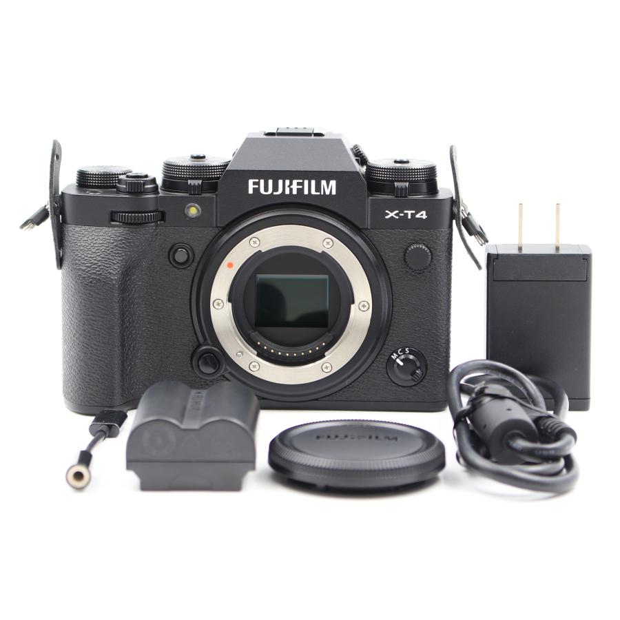 ■シャッター数85枚！新品同様■ FUJIFILM X-T4-B ミラーレス一眼 FUJIFILM シャッター数85枚 X-T4-B ボディ ブラック ミラーレス