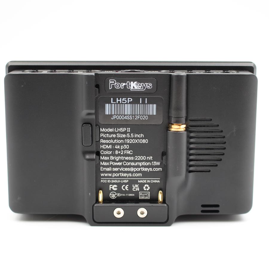 PortKeys LH5PII 撮影モニター 5.5インチ 2200nit 4KHDMI