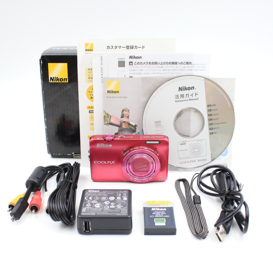★美品★ Nikon COOLPIX S6300 ピンク　 ニコン デジカメ ニコン Nikon COOLPIX S6300 ファッションピンク デジタルカメラ