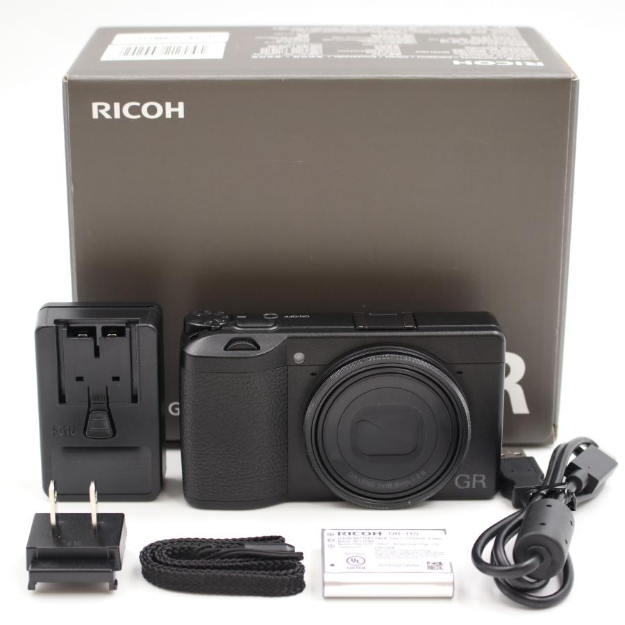 リコー（RICOH） シャッター数14667枚 RICOH GR III ブラック 