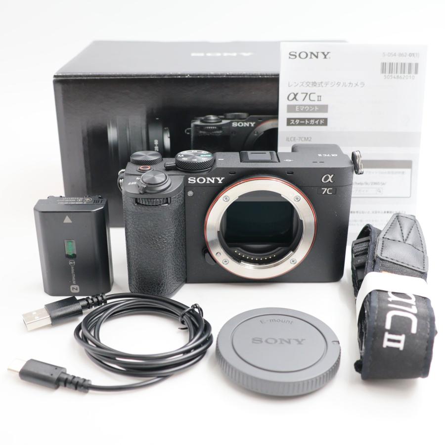 シャッター数2873枚 SONY α7C II ボディ ブラック ミラーレス一眼カメラ ILCE-7CM2 ソニー | 