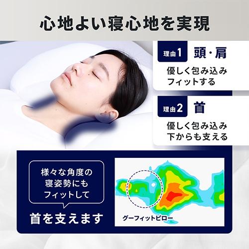 買いトク | Goofit PILLOW(グーフィットピロー) | 眠り 優しい 快適 フィット感 洗濯可能 一年中清潔 枕 まくら 寝具【日テレ7公式】｜ntv7｜04