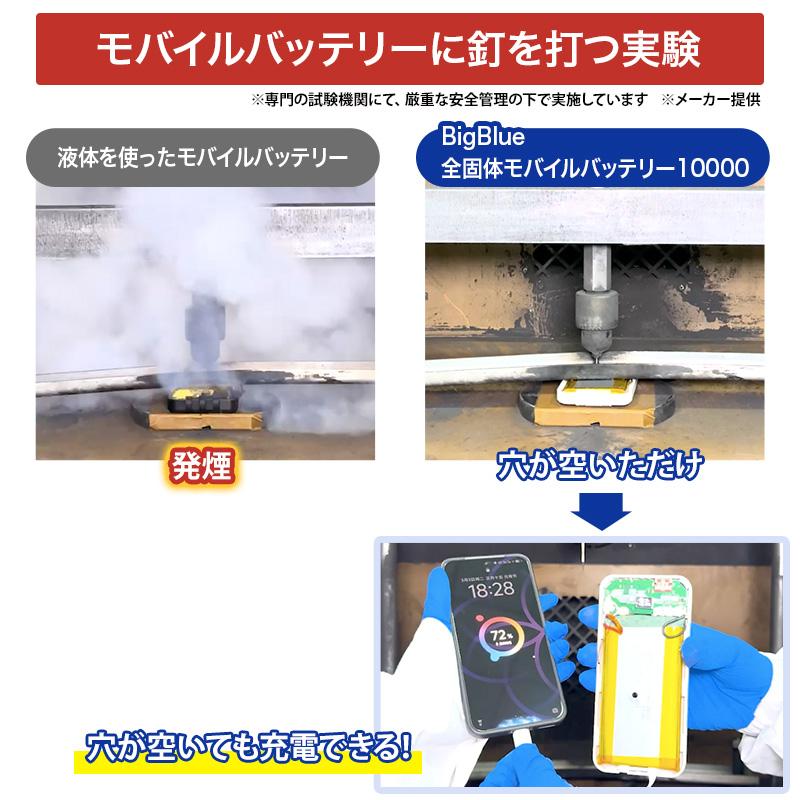 BigBlue 全固体モバイルバッテリー10000 日テレポシュレ(日本テレビ