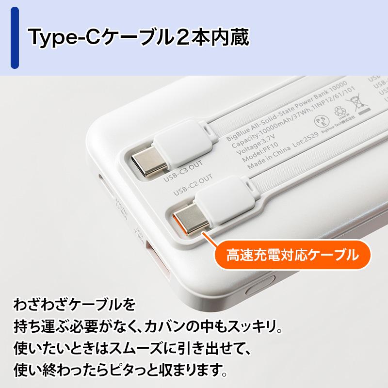 BigBlue 全固体モバイルバッテリー10000 日テレポシュレ(日本テレビ