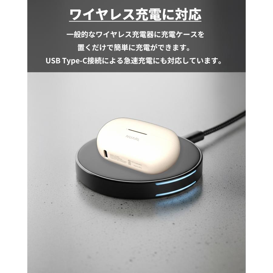NUARL νClip 翻訳イヤホン ワイヤレスイヤホン 耳を塞がない AIライブ