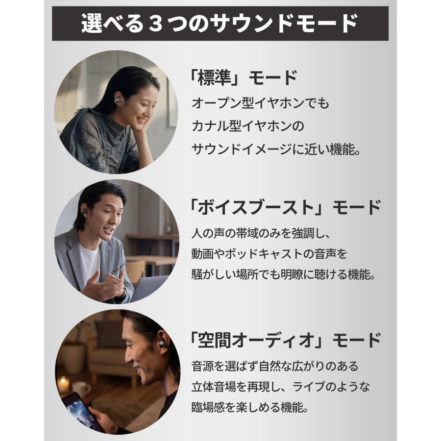 NUARL（ヌアール） νClip ワイヤレスイヤホン 耳を塞がない AIライブ