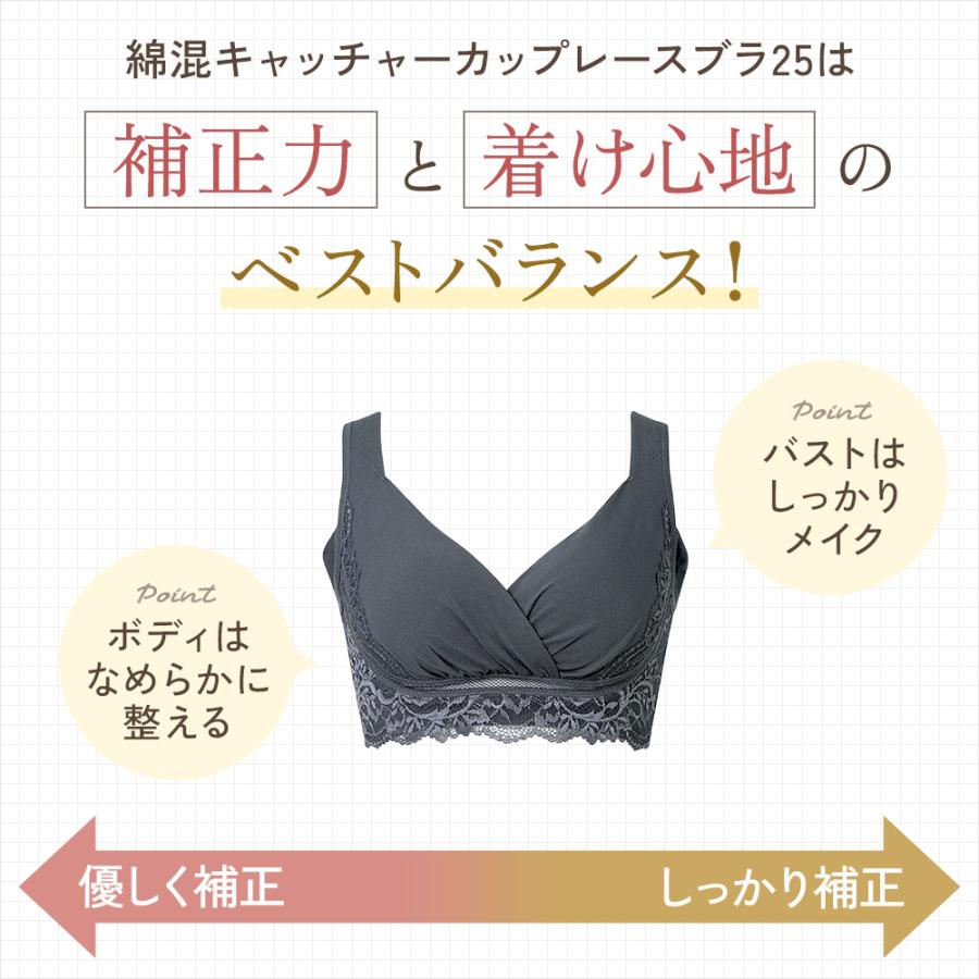 ブラデリスニューヨーク ブラデリス ナイトブラ ブラジャー ノンワイヤーブラ ノンワイヤー 補正 綿混 キャッチャーカップ レース ブラ 25 セール | BRADELIS NewYork | 14