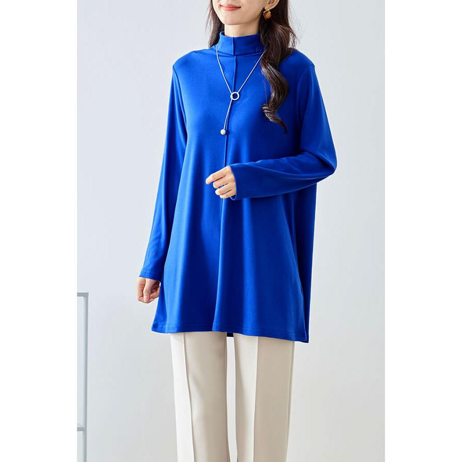 フロントラインハイネックフレアチュニック レディース チュニック