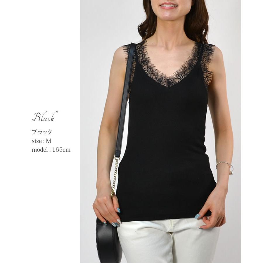 HISCHRONE レース編みタンクトップ ホワイト IRONING（アイロニング）｜floral shirred lace tankアイテムの詳細