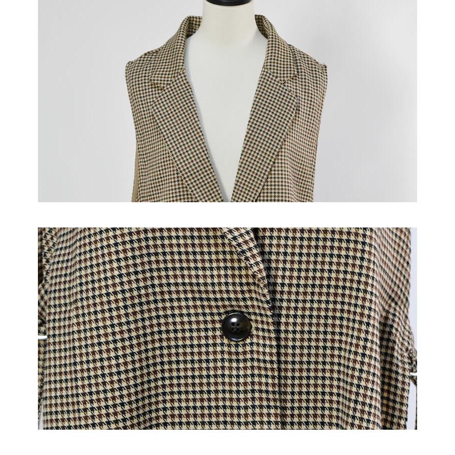 送料無料】サイドベルトテーラーベスト◇レディース ベスト