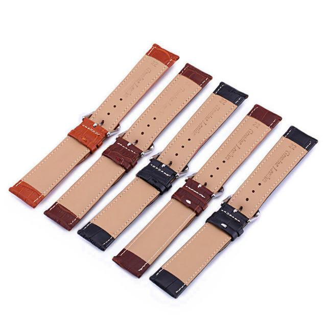 Evo Straps 本革ストラップ ブラウン/白 Evo Straps 本革ストラップ ブラウン/白