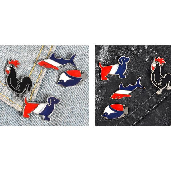 ピンズ ピン バッジ ブローチ にわとり 鶏 ニワトリ 鶏冠 送料無料 Brrr Niwatorn ヌイヌイ百貨店 通販 Yahoo ショッピング
