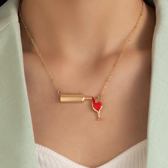 ワインボトルネックレス ネックレス ペンダント ( ボトル ワイン お酒 ) ジュエリー メンズ