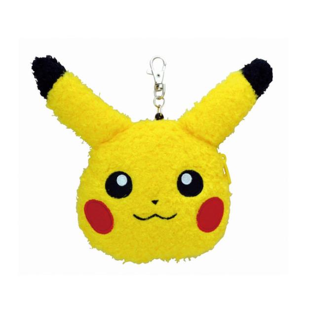 ポケモン フェイスパスケースピカチュウ 4905610671052 : ぬいや