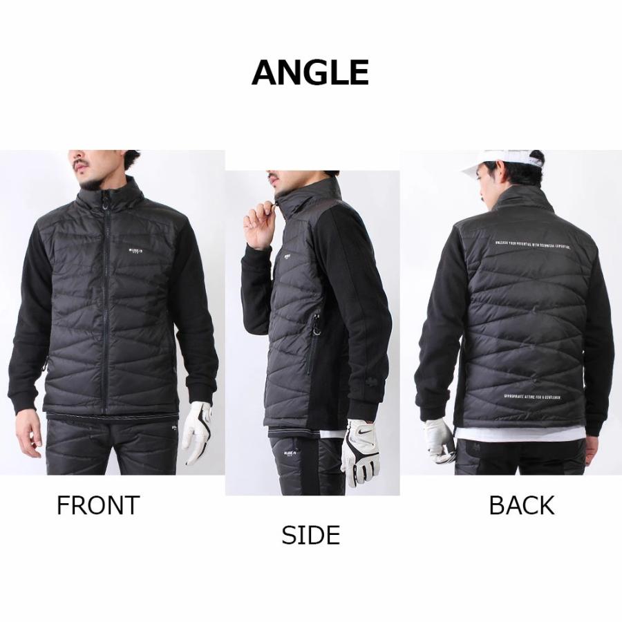 LUXE/R ダウンジャケット ノーカラージャケット ゴルフ LUXE/R（ラグジュ） 【セットアップ対応】 ダウンジャケット ノー