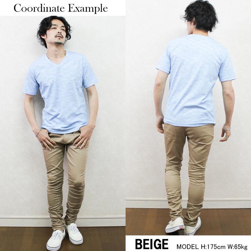 メンズ ストレッチ スキニーパンツ ツイル シャーリング 細見え 30代 40代 50代 白パン 黒 おしゃれ キレイめ 春 夏 秋 冬 カジュアル レジャー ストリート | JILL BLAZE | 10