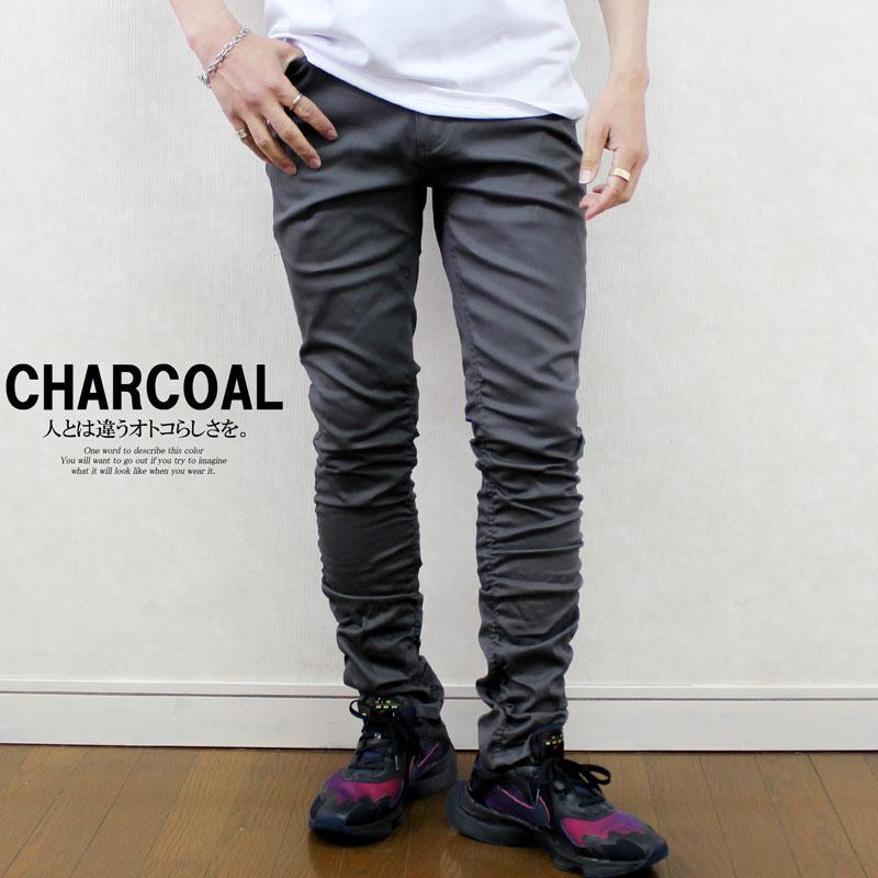 メンズ ストレッチ スキニーパンツ ツイル シャーリング 細見え 30代 40代 50代 白パン 黒 おしゃれ キレイめ 春 夏 秋 冬 カジュアル レジャー ストリート | JILL BLAZE | 03