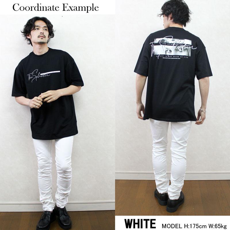 メンズ ストレッチ スキニーパンツ ツイル シャーリング 細見え 30代 40代 50代 白パン 黒 おしゃれ キレイめ 春 夏 秋 冬 カジュアル レジャー ストリート | JILL BLAZE | 06